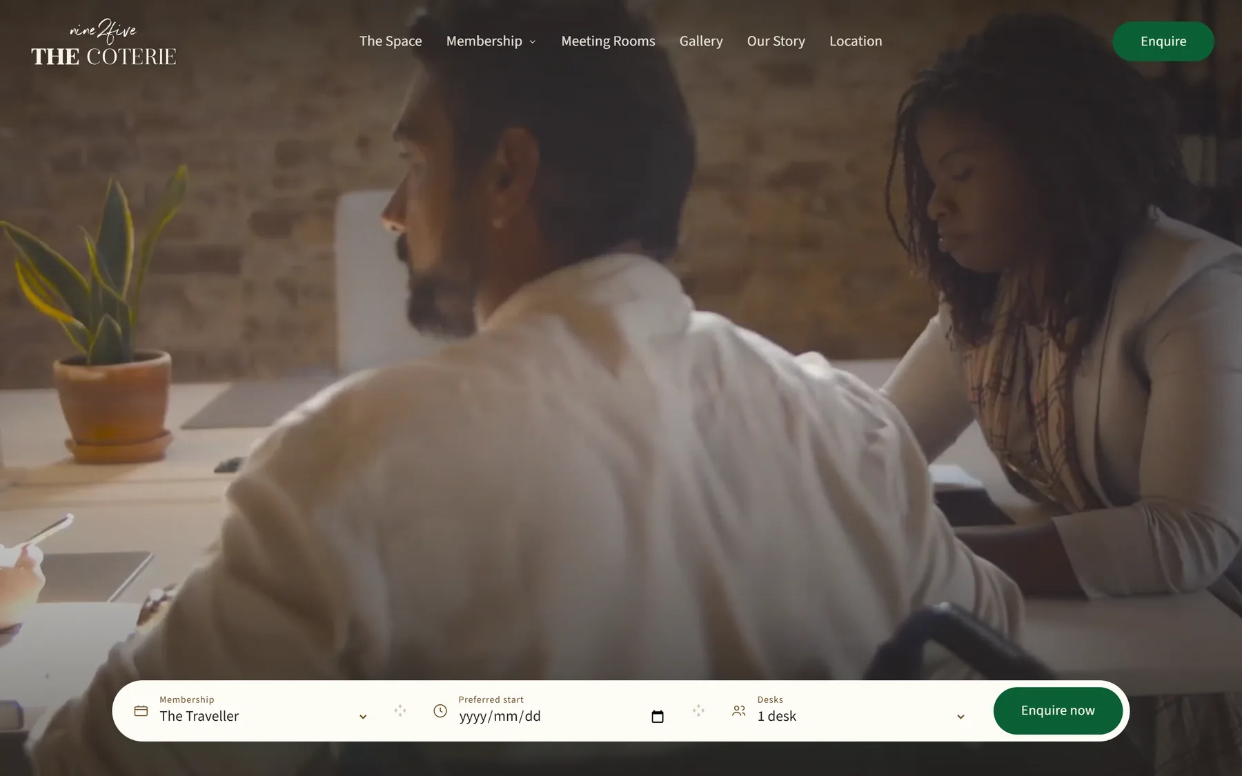 The The 925 Coterie website