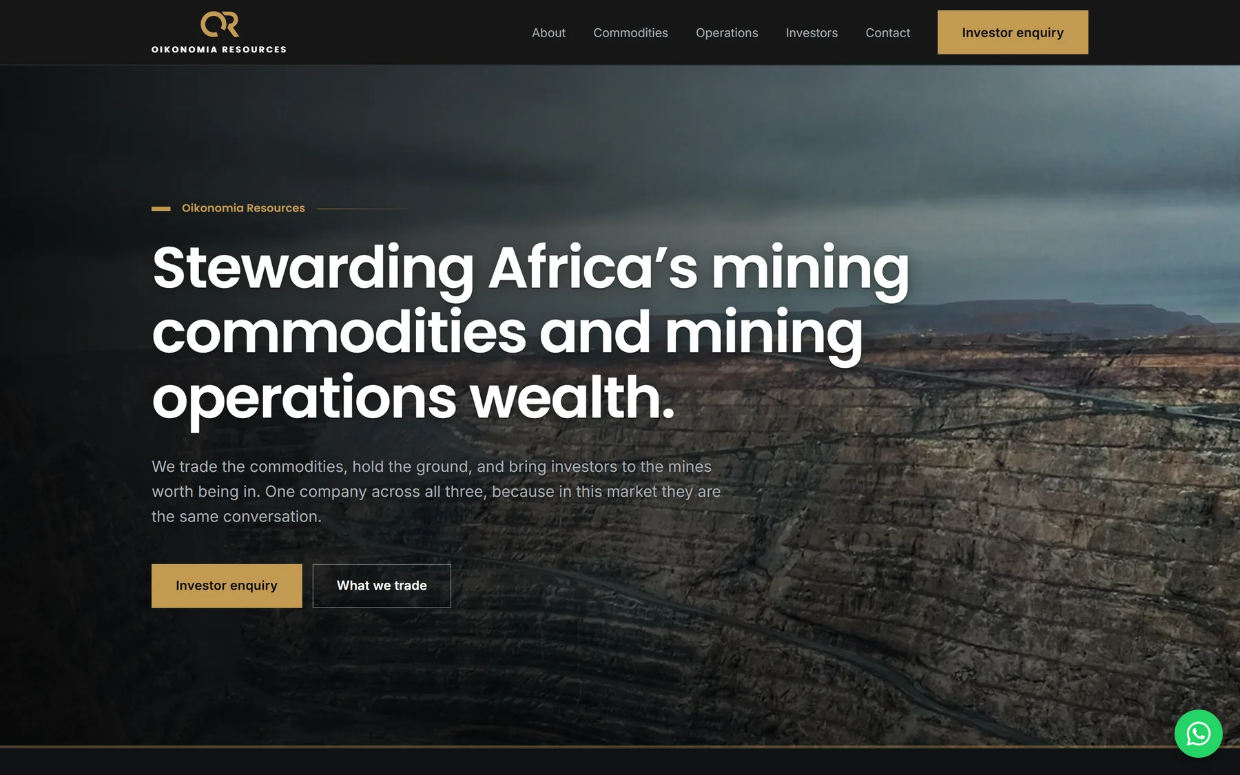 The Oikonomia Resources website